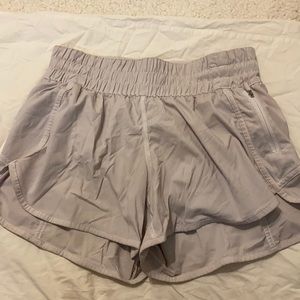 white lululemon shorts